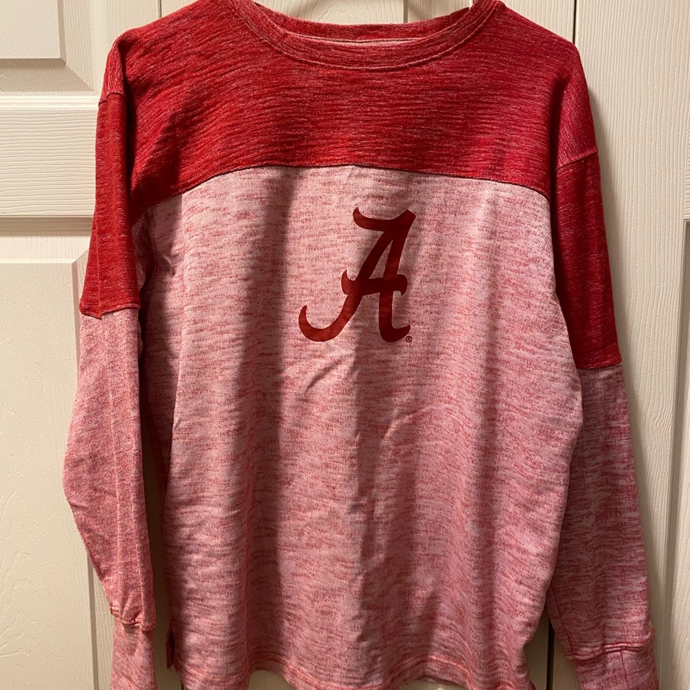 Pressbox Red Heathered Long Sleeve Shirt